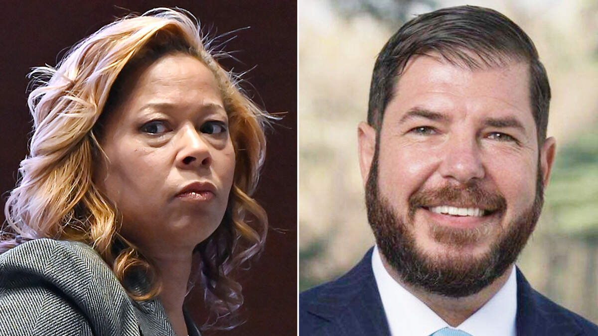Fresno City Council candidates Keshia Thomas, left, and Joaquin Arambula.